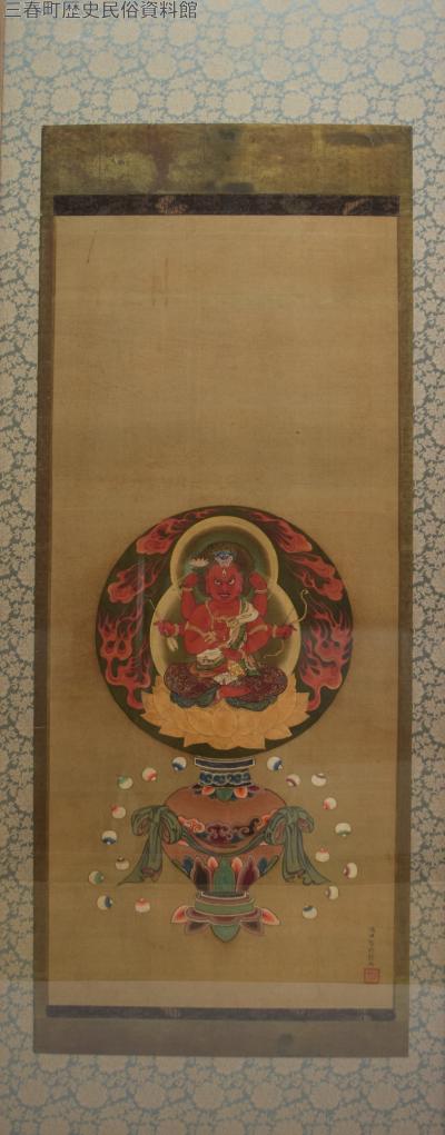 s-89_徳田研山筆愛染明王図kirinuki